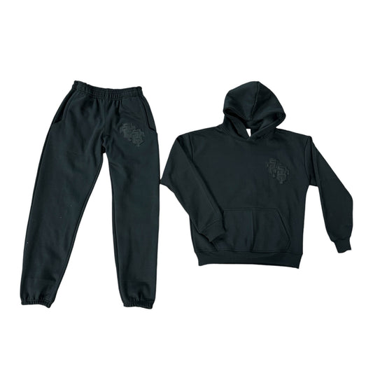 “TB” SWEATSUIT (BLACK)